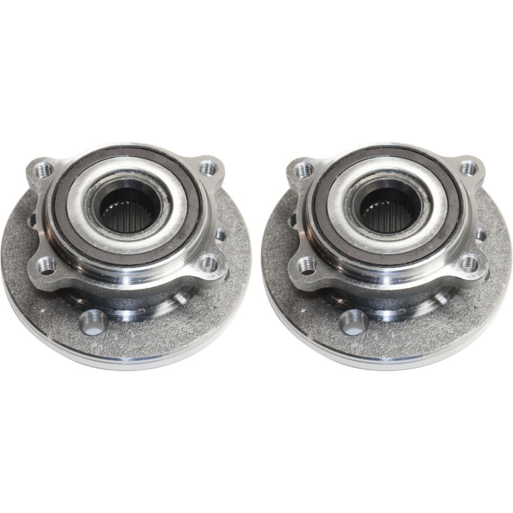 Wheel Hubs Set Of 2 Front Driver & Passenger Side Left Right For Mini Pair