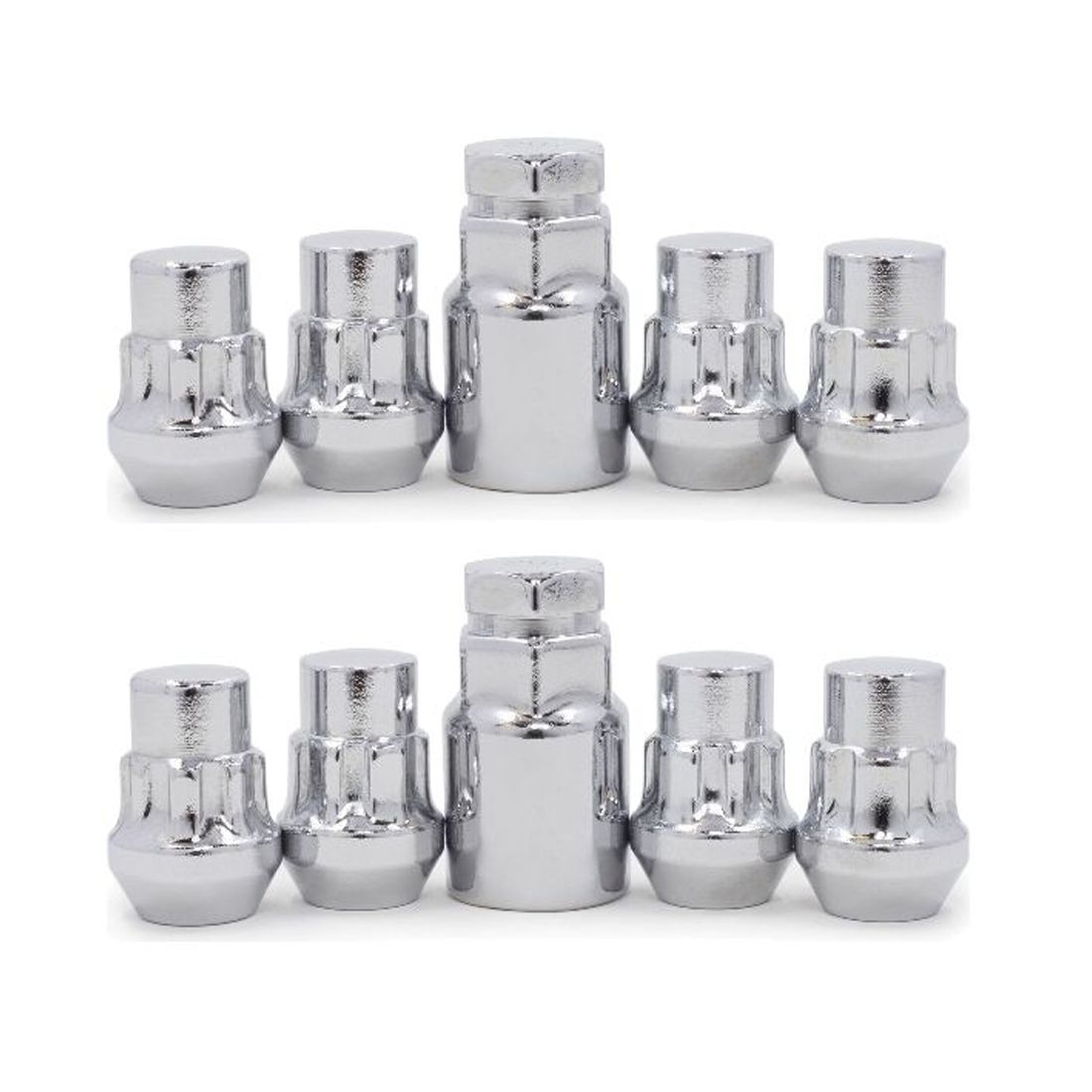 2 Sets Of - For INFINITI Nissan Lug Wheel Lock Nuts 12x1.25 Bulge Acorn Locking Lugs