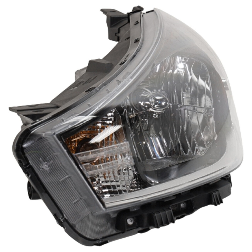 Headlight Set For Kia 2018-2022 Rio Driver And Passenger Side Clear Lens Halogen
