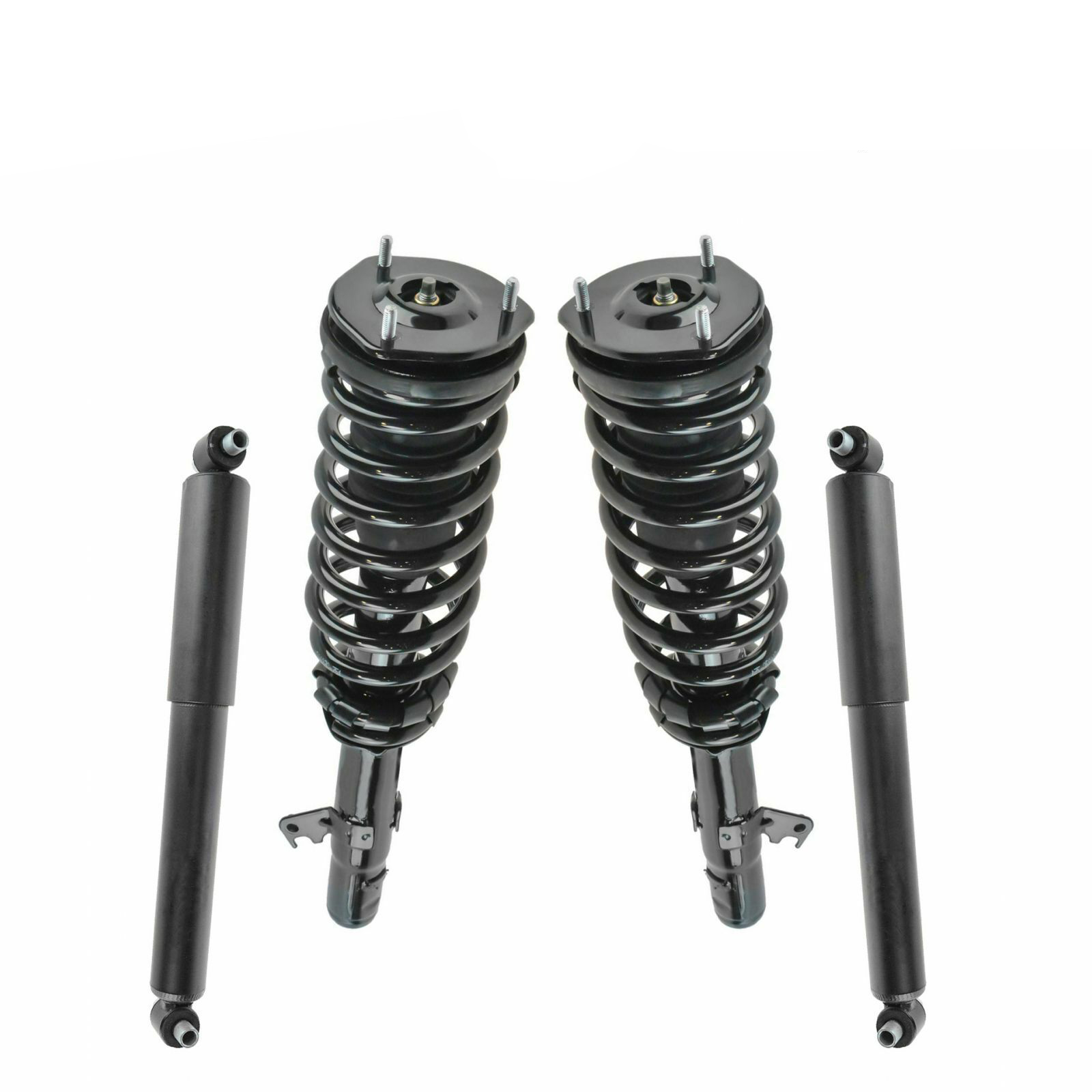 For Mazda 6 Front Loaded Strut Spring Assembly Rear Shock Absorber Kit Set Of 4