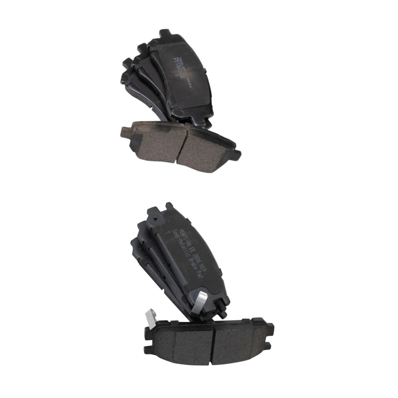 For 1998 Subaru Impreza RS Coupe Front & Rear Semi-Metallic Disc Brake Pad Kit