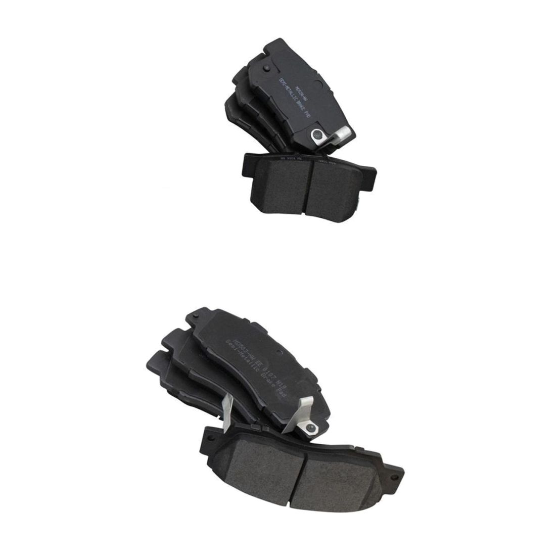 Front & Rear Semi-Metallic Disc Brake Pad Kit For Legend Oasis Odyssey RL RL