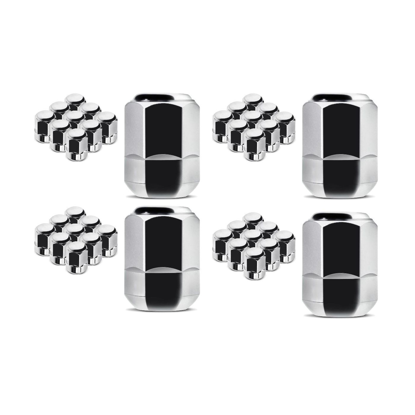 40 PCS - M14-1.50 Front/Rear Wheel Lug Nut For Honda Civic Odyssey Pilot Acura RL MDX