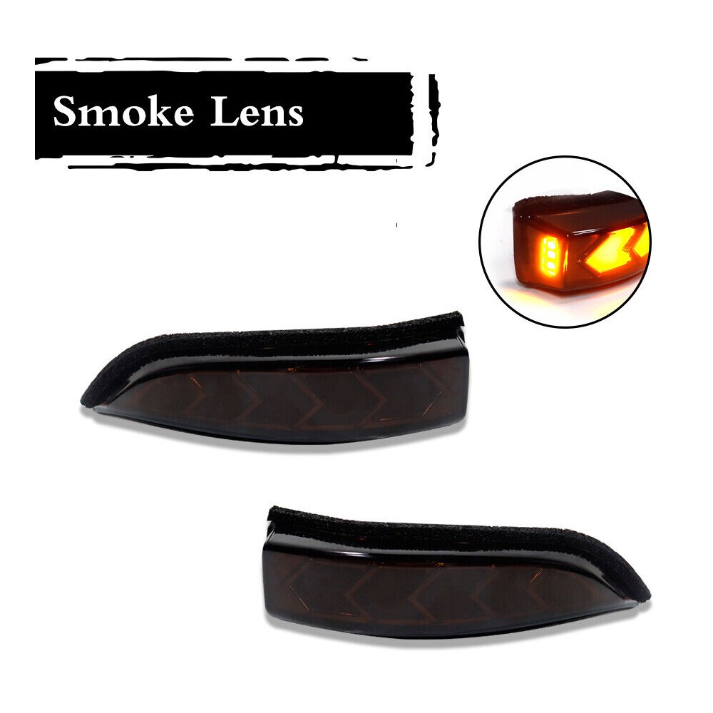 Smoked /Amber Side Mirror Sequential Signal Lights
