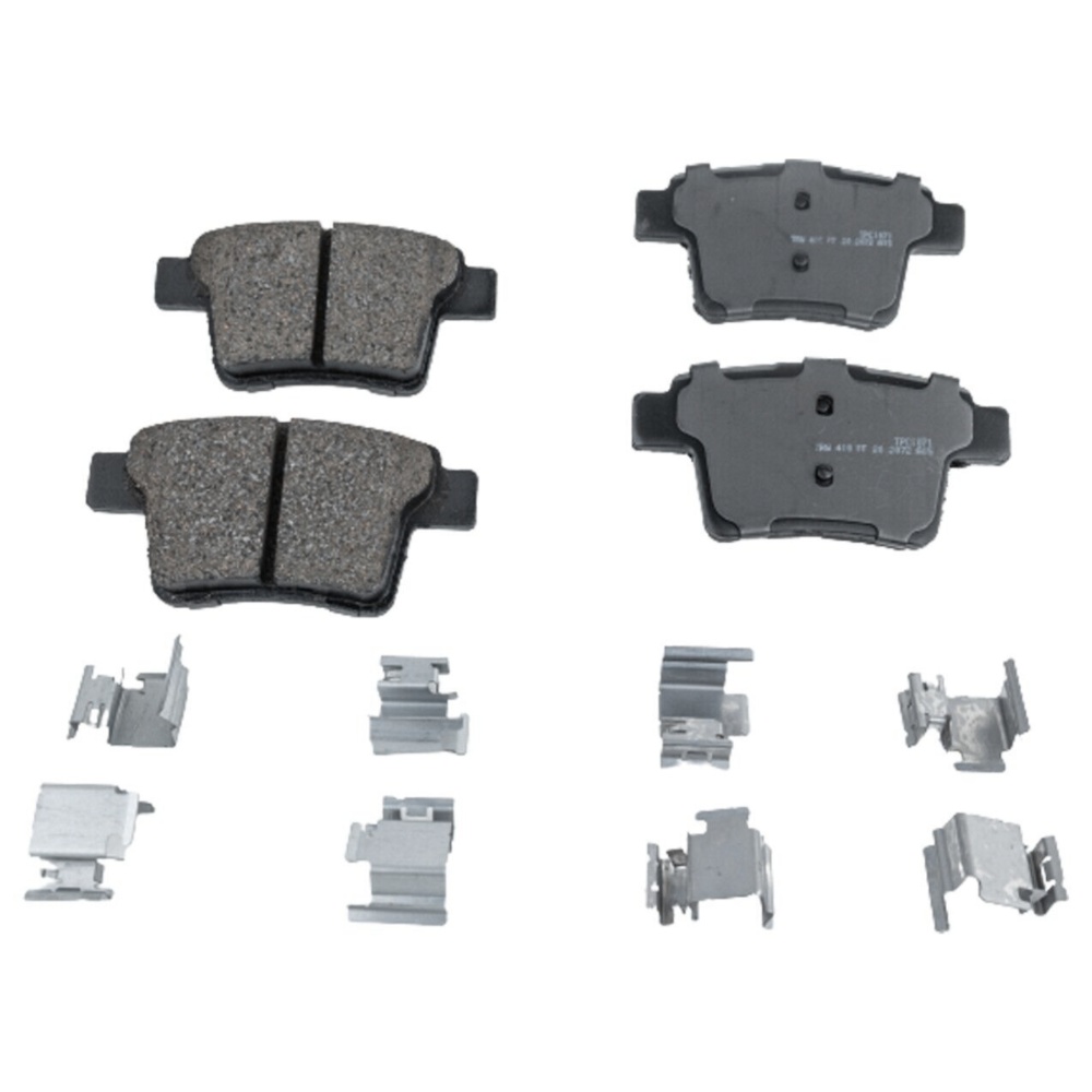 Brake Pad Set For 2008-2009 Mercury Sable Front And Rear Set Of 2 FWD