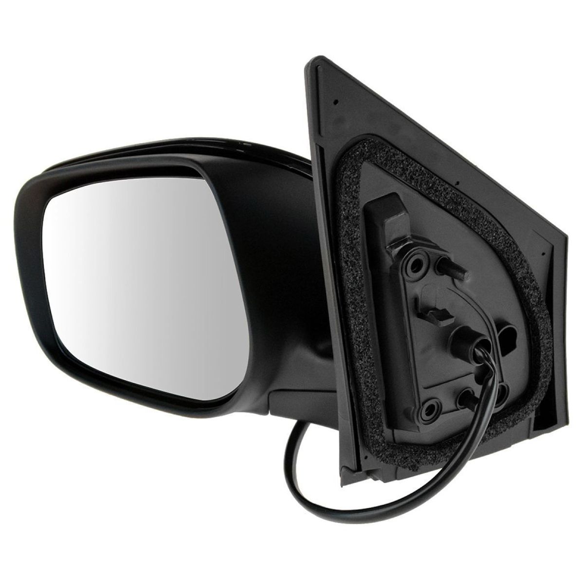 2 Sets Of - For Toyota 2009-2013 Corolla Sedan Mirror Power Gloss Black Driver Side