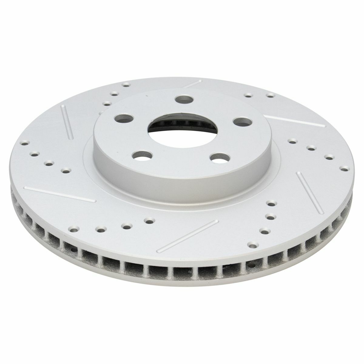 Performance Drilled & Slotted Front & Rear Brake Rotor Set For Toyota