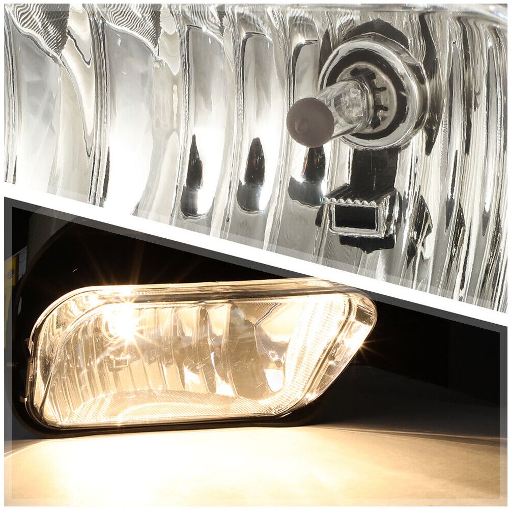 For 2004-2006 Silverado 1500 A86536-HC603LTZLF Crystal]Fog Light Driving Lamp