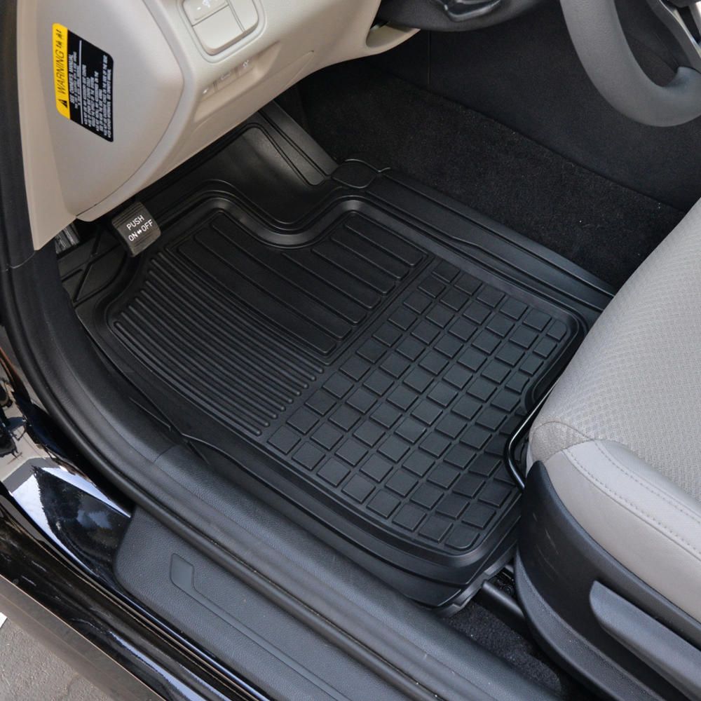 Trim-to Heavy Duty Car Floor Mats For 96-18 A4 Quattro Auto All Weather Black