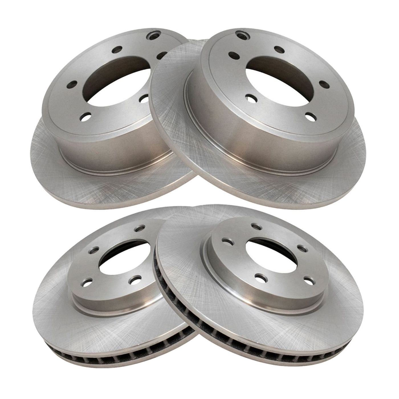 For Dodge 10-12 Caliber Hatchback Mitsubishi 08-16 Lancer Sedan Brake Rotor Set
