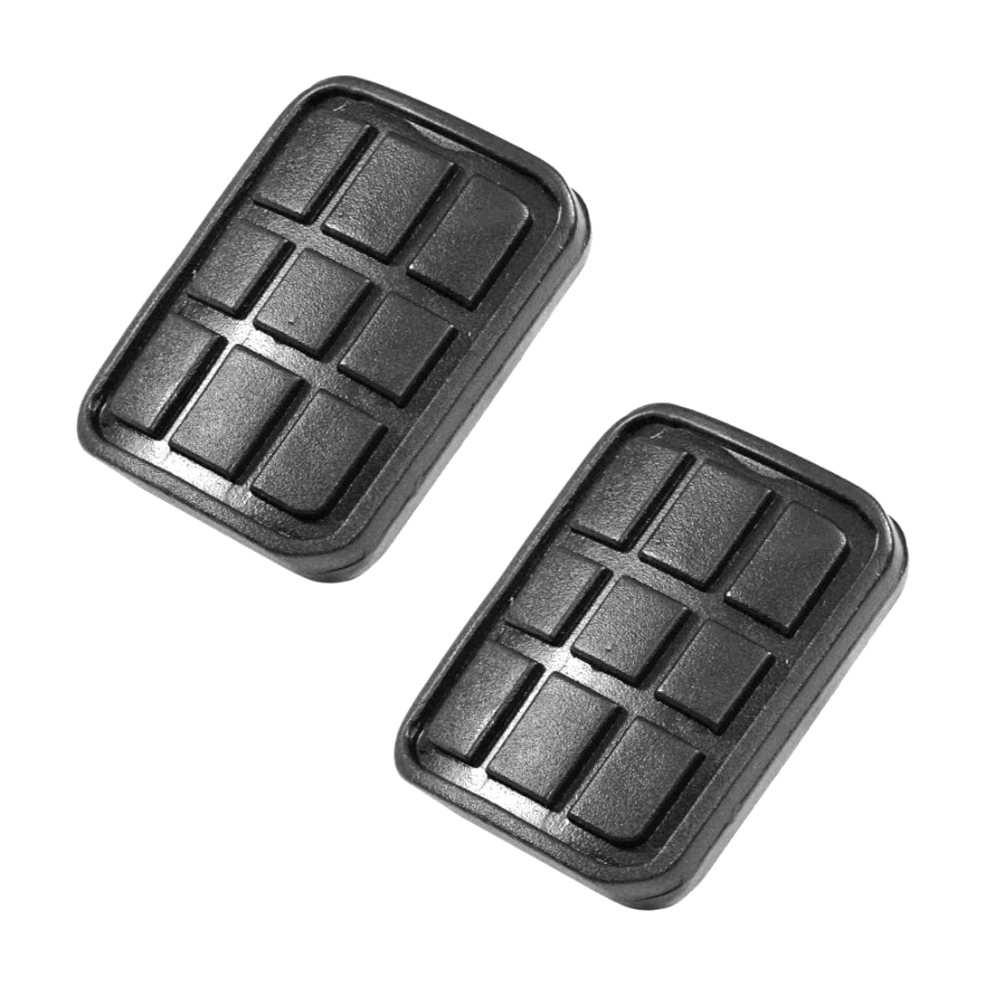 CLUTCH & BRAKE PEDAL PADS SET OF 2 PAIR VOLKSWAGEN T2 TRANSPORTER BUS 1968-1979