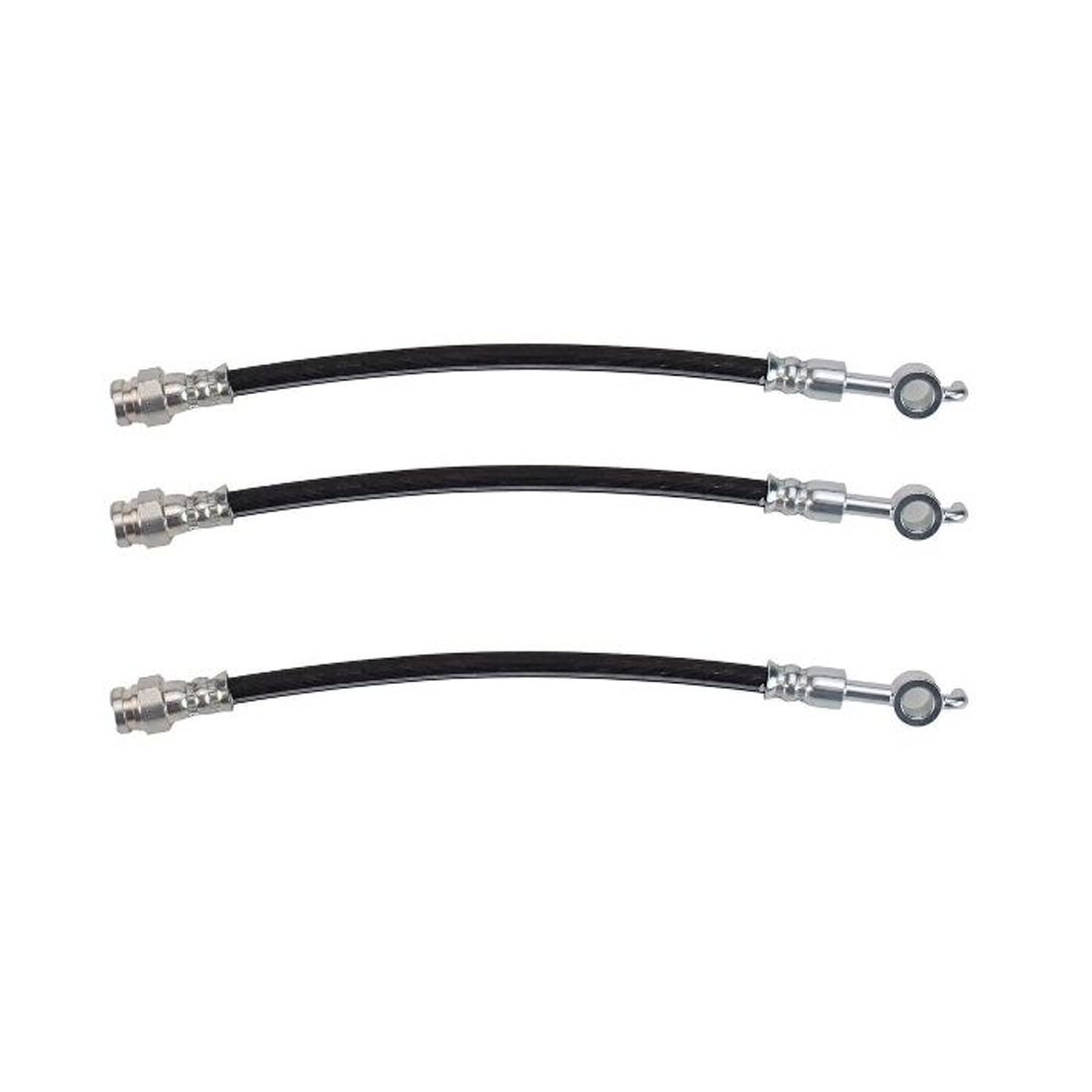 3 Sets Of - For Fusion MKZ Milan Zephyr Ford Lincoln Mazda Mercury Rear Brake Hose