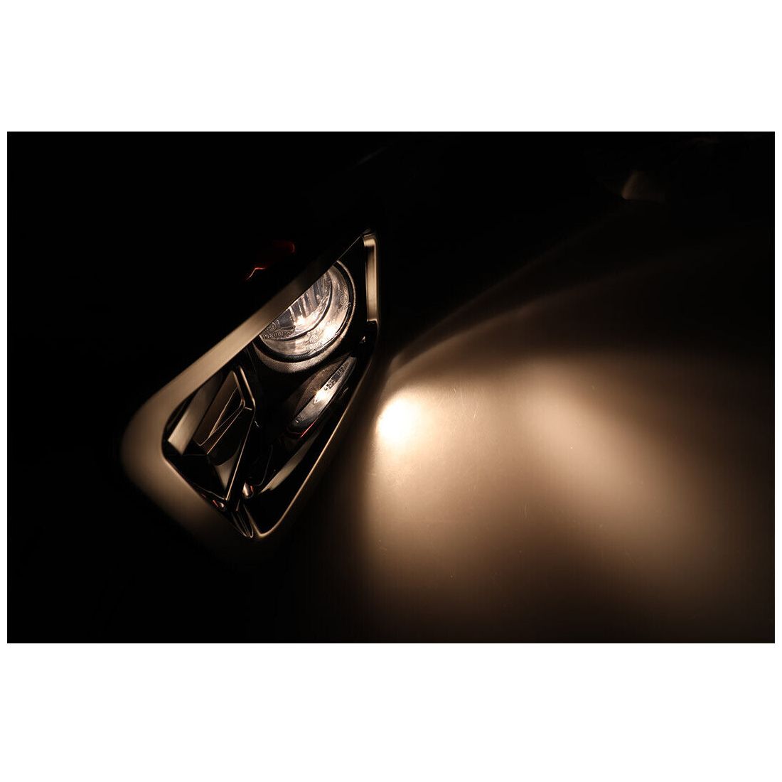 For 2017-2019 TITAN Platinum Reserve Fog Lights Chrome Bezels Smoke Lens Lamps