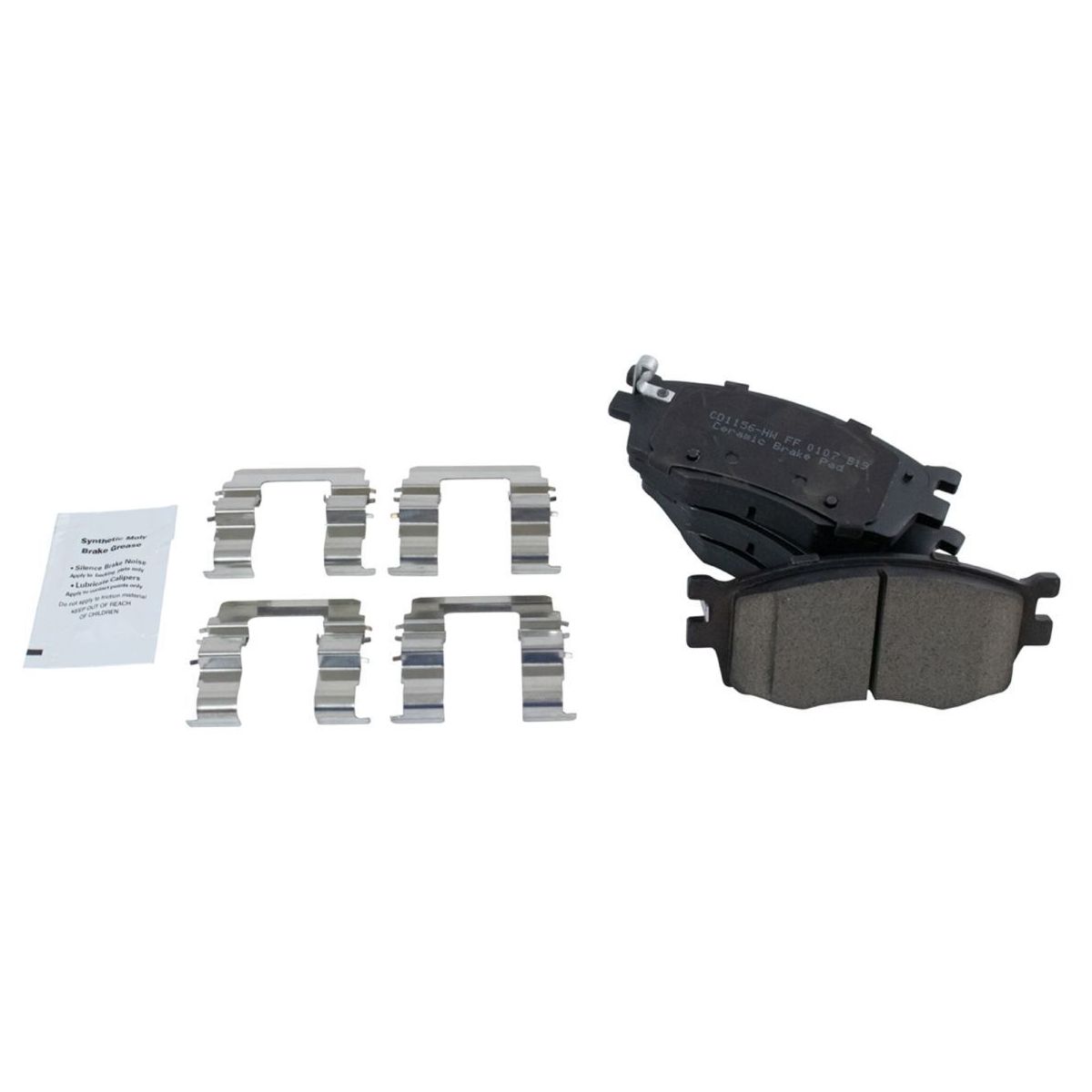 For 2008-2011 Rio EX Convenience Front Ceramic Brake Pad Rotor & Caliper Kit W/