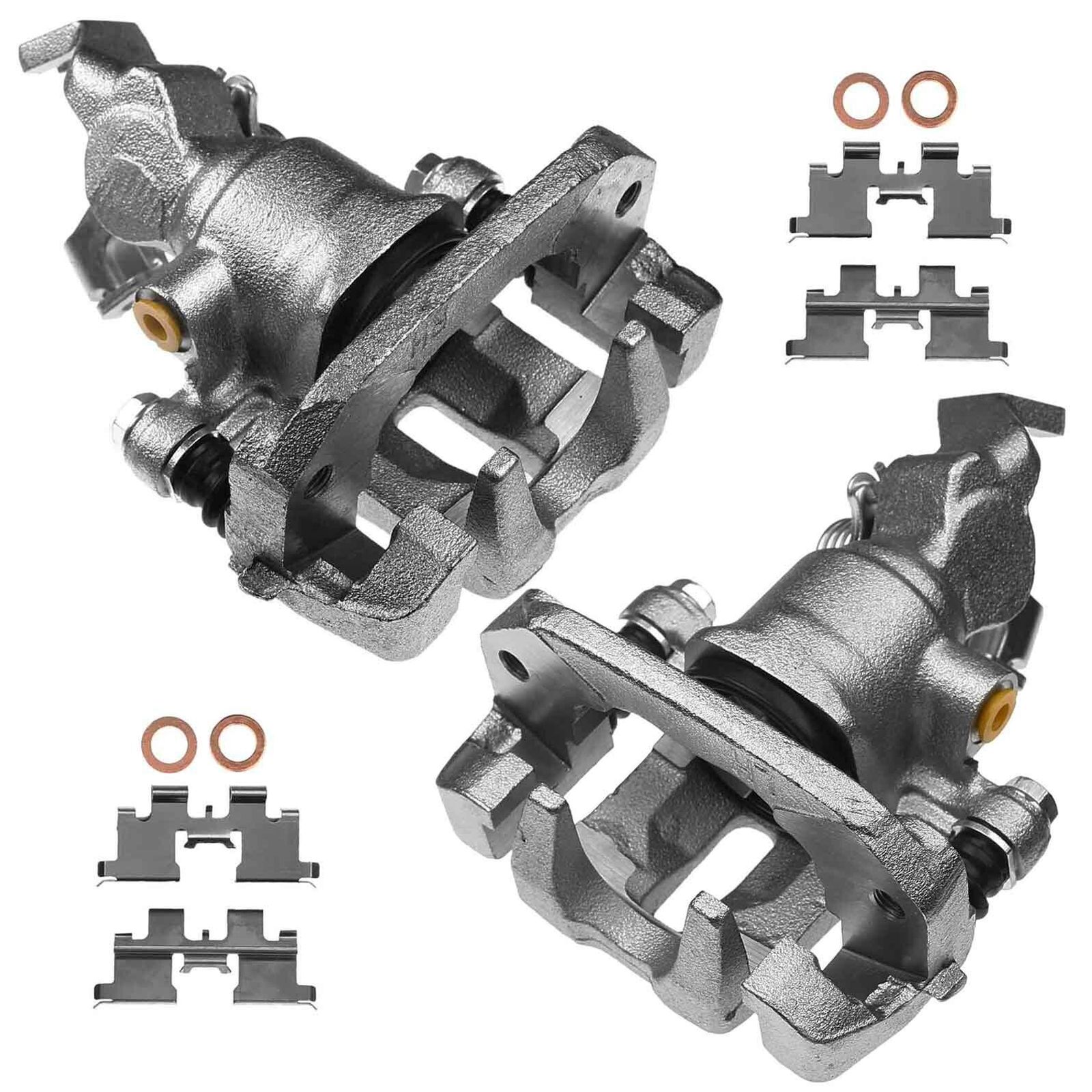 2pcs Disc Brake Caliper With Bracket For 82-83 280ZX 2+2 Turbo Coupe 2.8L Rear