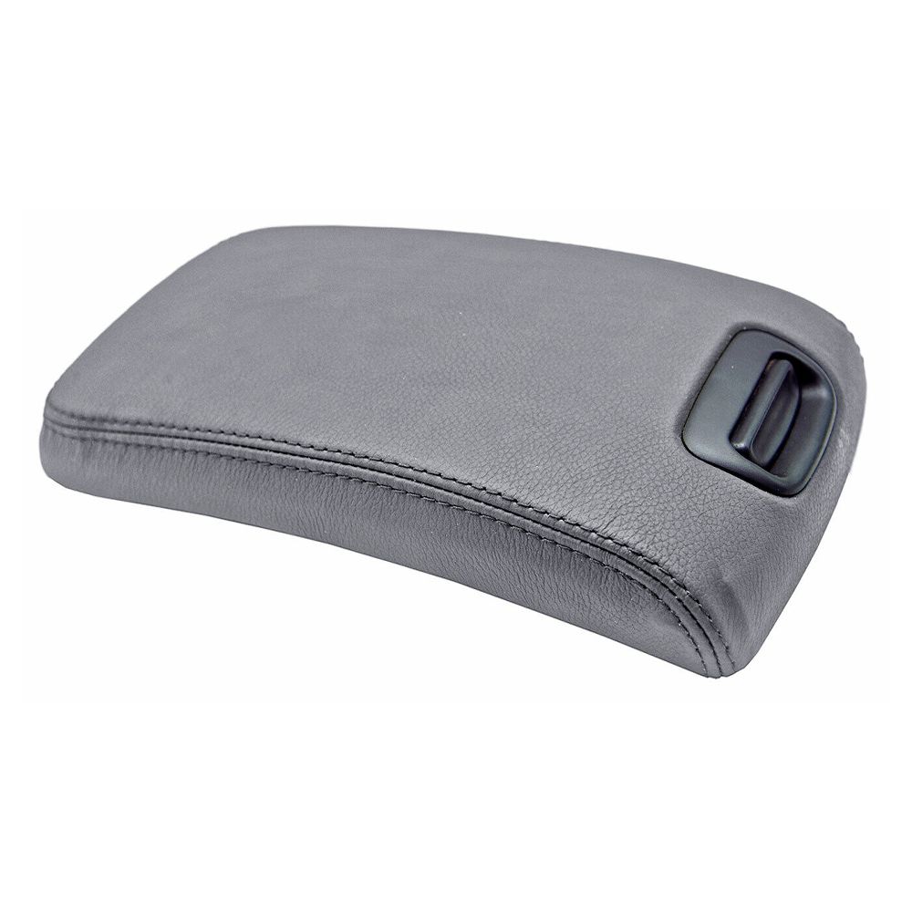 Console Lid Armrest Cover Leather For Nissan 2000-2003 Maxima Sedan Gray