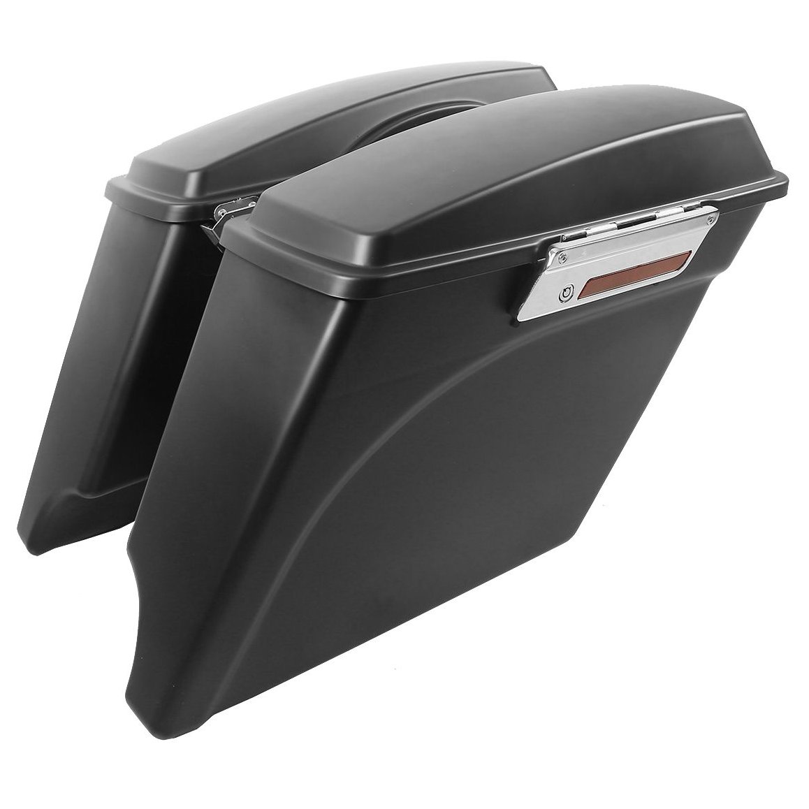 Matte 5" Stretched Saddlebags Fit For Harley-Davidson Harley Road Electra