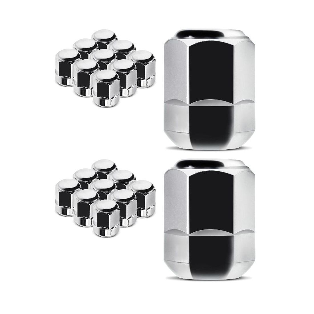 20 PCS - M14-1.50 Front/Rear Wheel Lug Nut For Honda Civic Odyssey Pilot Acura RL MDX