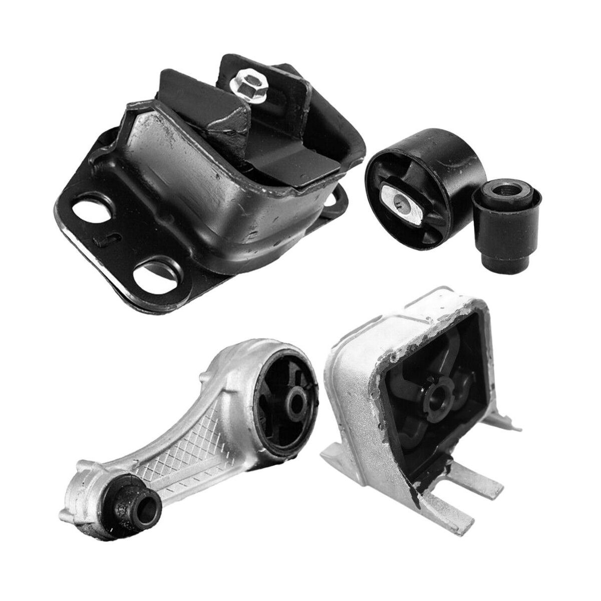 Engine Mounts & Engine Mount Bushing 4pcs Set Fits Manual