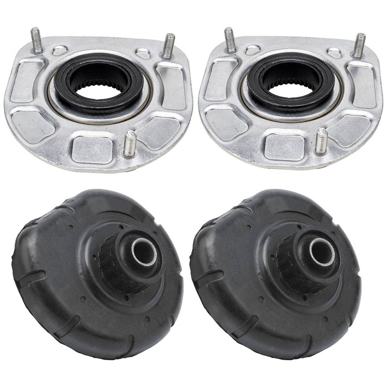 2 Sets Of - Strut Mount & Spring Seat Bushing Front For 1993-2014 Volvo 30683637