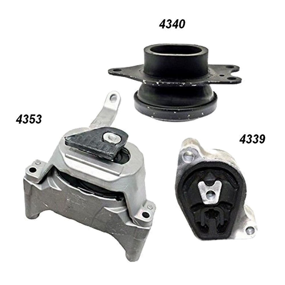 Engine Motor Mounts & Trans. Mount 3 Psc Set Altima 2.5L