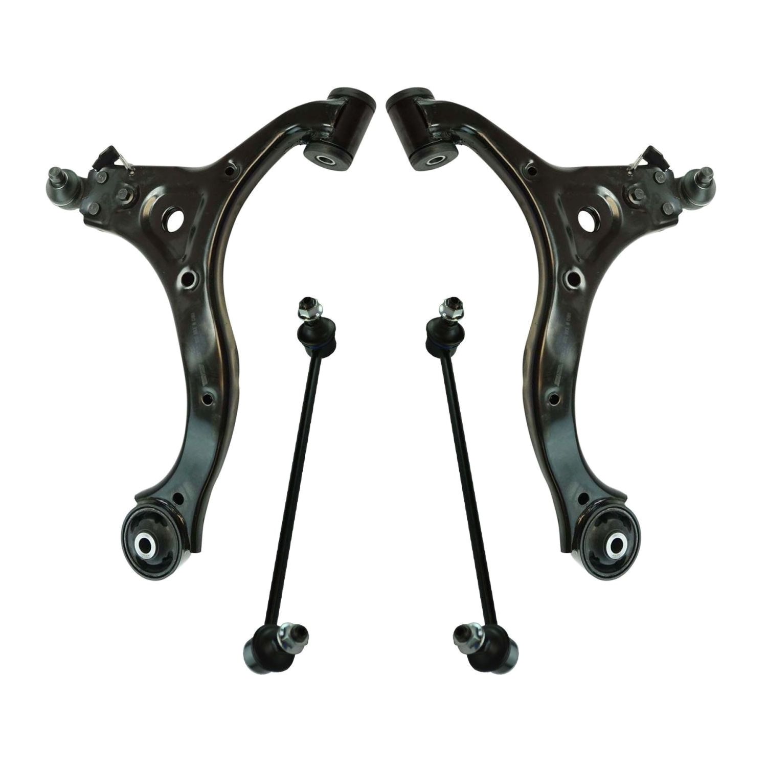 4 Piece Suspension Kit Front Control Arms W/ Ball Joints Sway Bar End Links