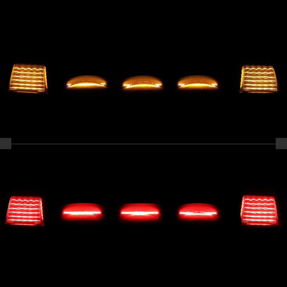 10PC Smoke Marker Lights / SUT LED Cab Roof Top Lamps