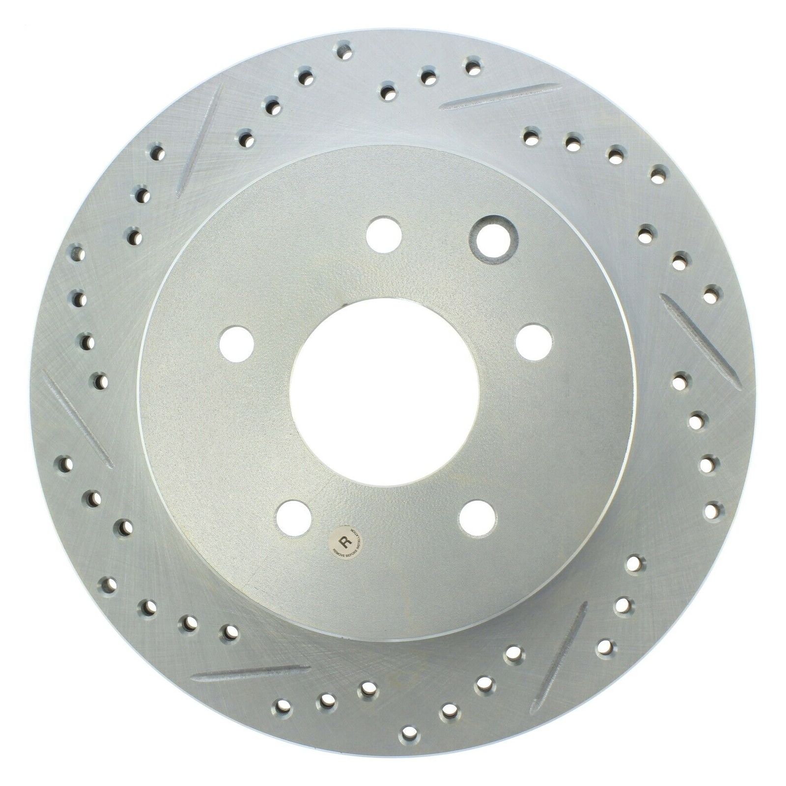 227.42077R Select For 03-05 350Z Cross-Drilled And Slotted Disc Brake Rotor
