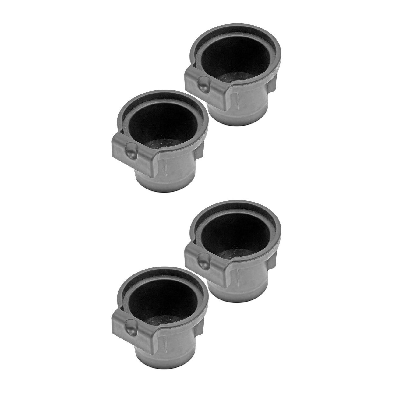 2 Sets Of - Black Center Console Cup Holder Insert For Frontier Pathfinder Xterra
