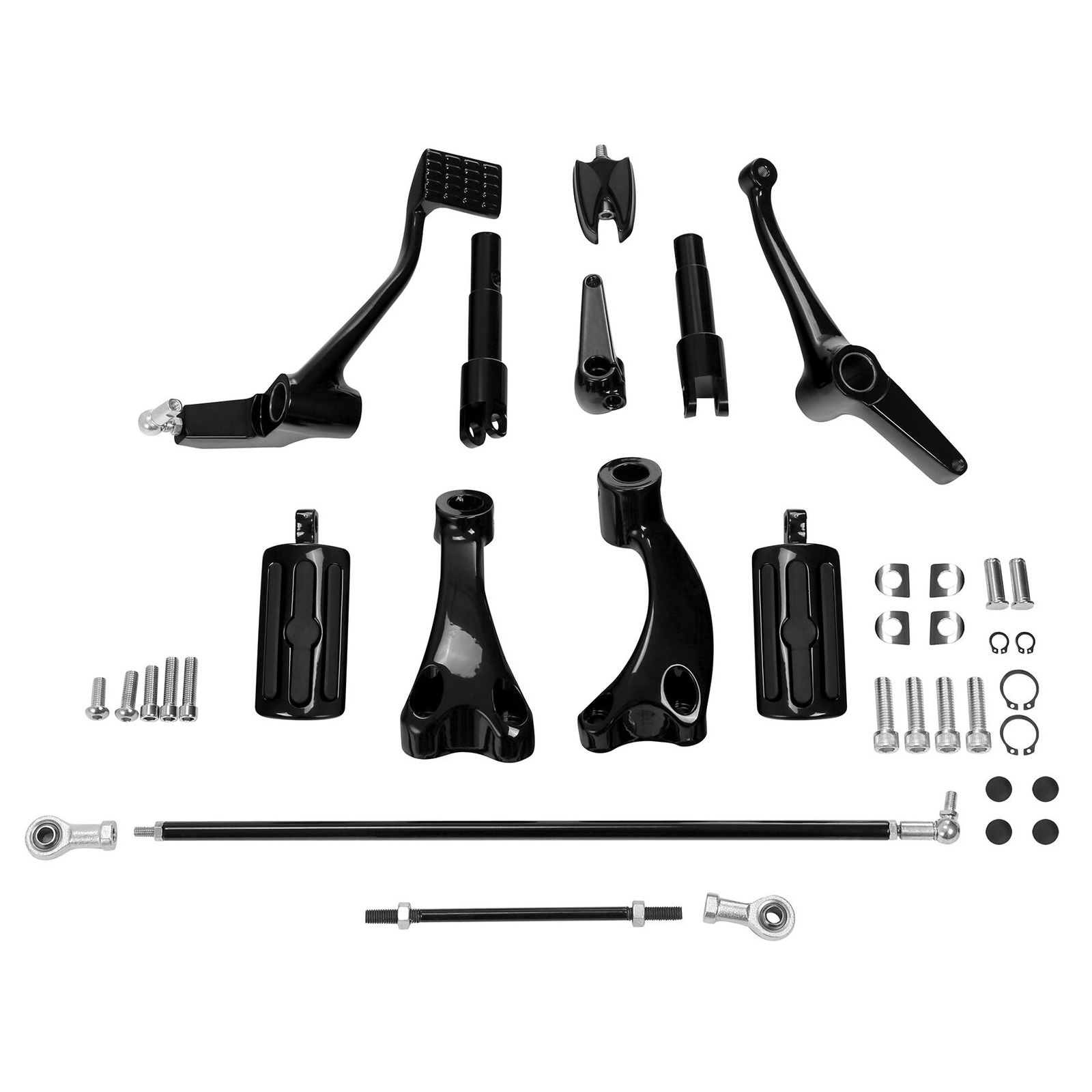 For 2004-2013 Harley-Davidson Sportster 1200 Foot Pegs Levers Linkage