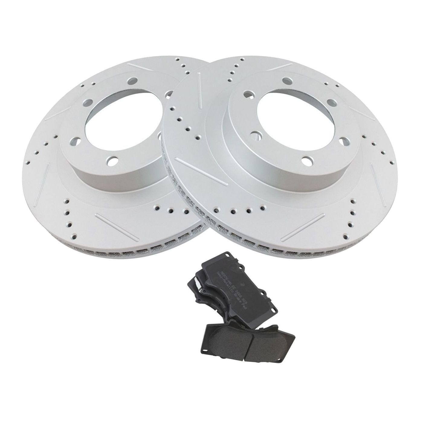 For 03-09 4Runner SR5 Sport Utility Front Semi Metallic Brake Pad & Rotor Kit