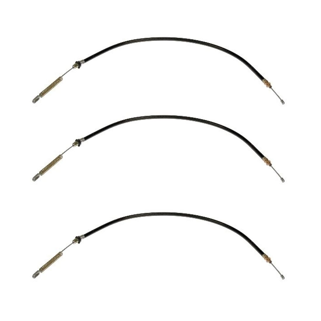 3 Sets Of - For 2000-2001 Explorer XL Fleet Sport Utility Parking Brake Cable Rear