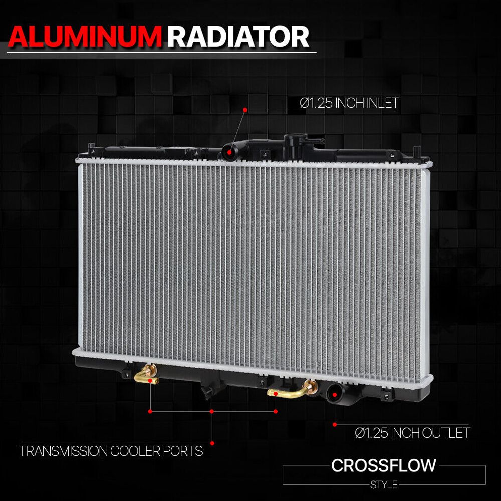 For 97 Accord SE A86536-4941ARMEO AT Aluminum Factory Replacement Radiator-1494