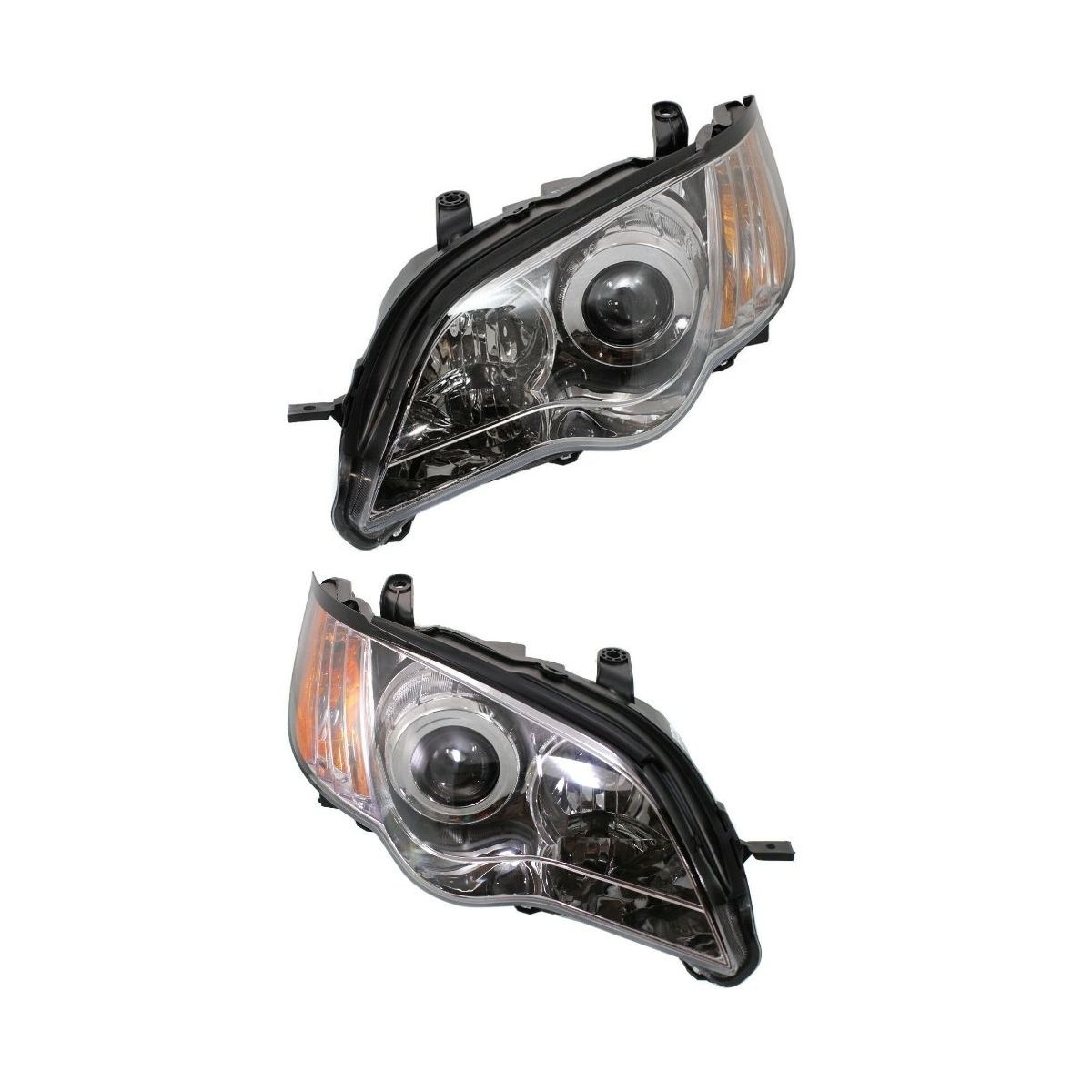 2pcs LH&RH Headlight For 2008-2009 Subaru Outback Wagon Clear Lens With Bulb