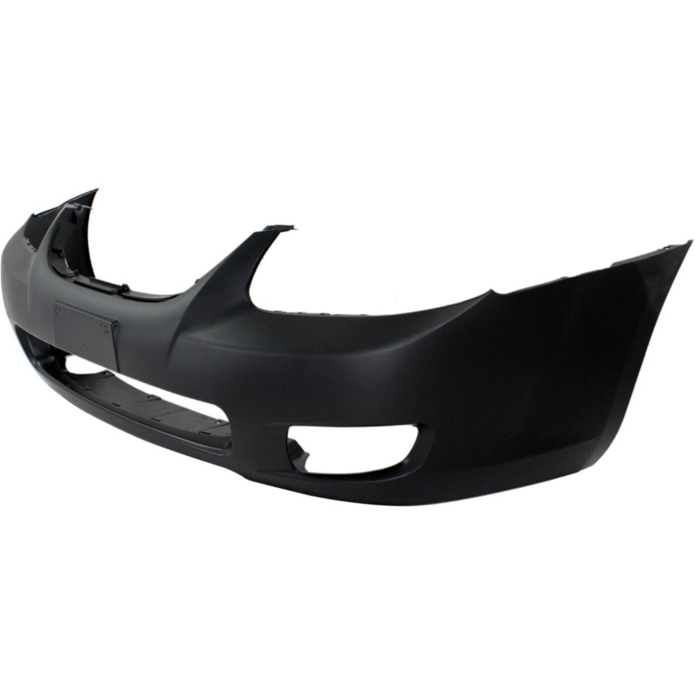 Front Bumper Cover For 2007-2009 Kia Spectra Sedan With Fog Lamp Holes Primed