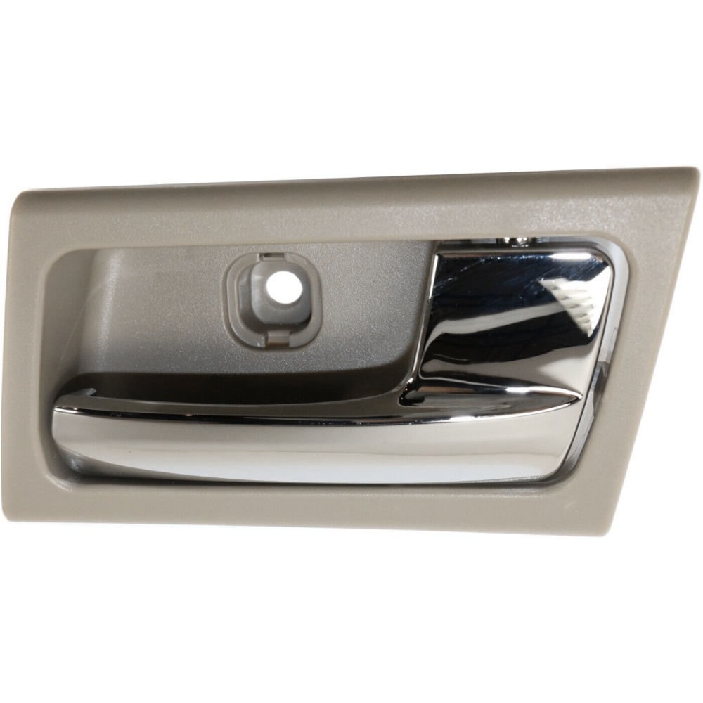 Door Handle Set For 2003-11 Ford Crown Victoria Front/Rear Gray W/Chr Lvr 2-Pcs