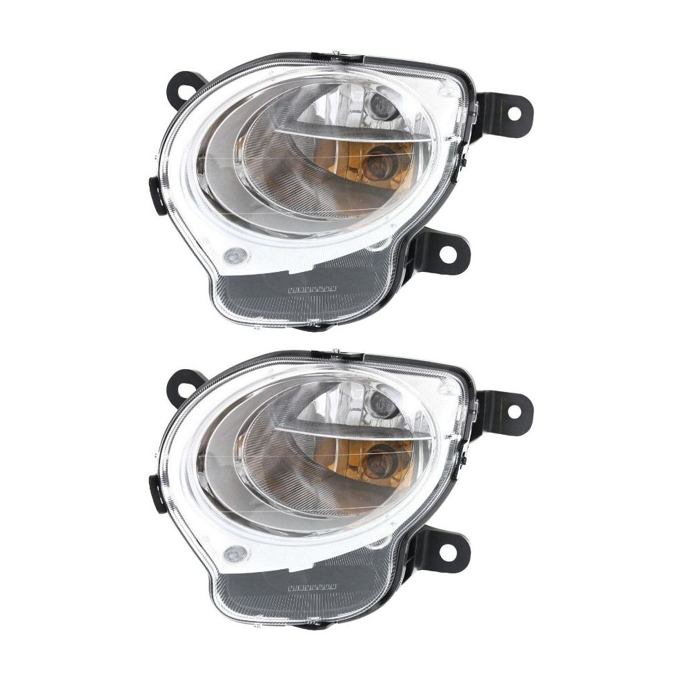 2 Sets Of - Turn Signal Light For 2012-2019 Fiat 500 500 Hatchback Plastic Lens