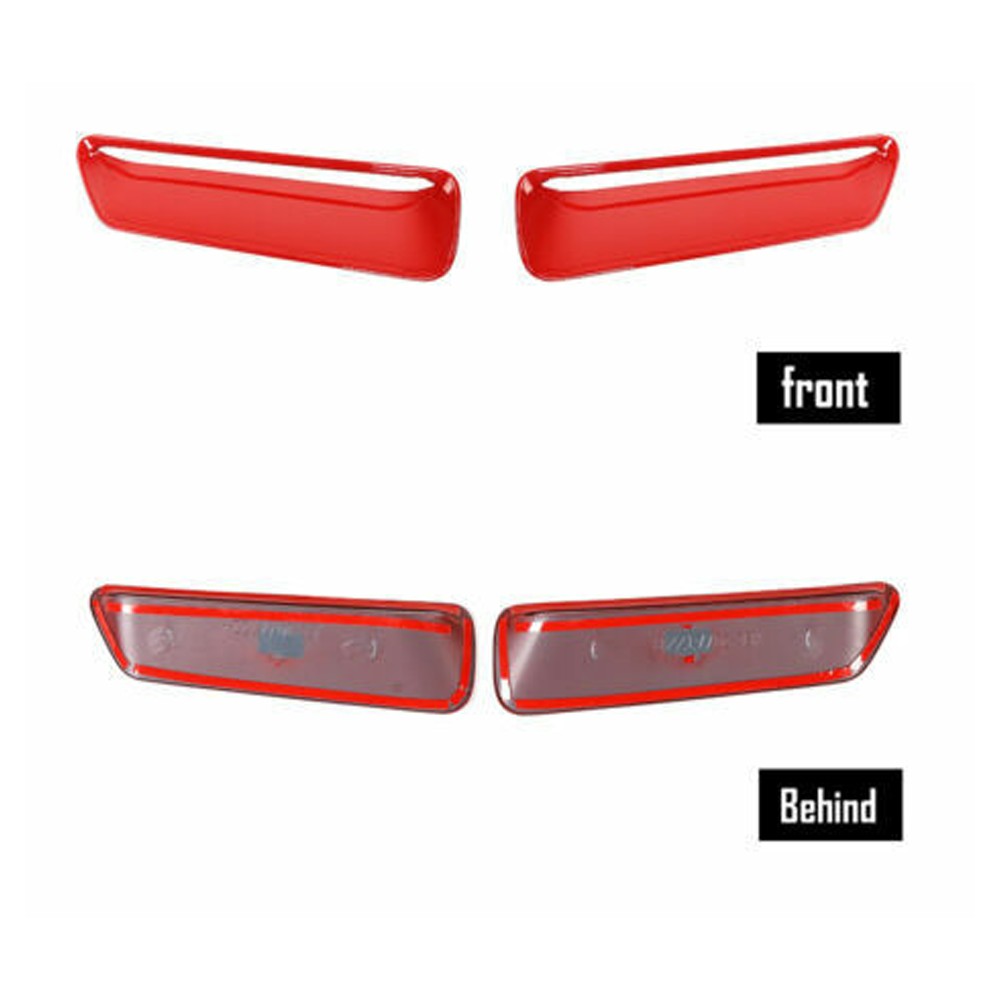 Hood Air Conditioner Outlet Vent Decorative Trim 15+ Red M