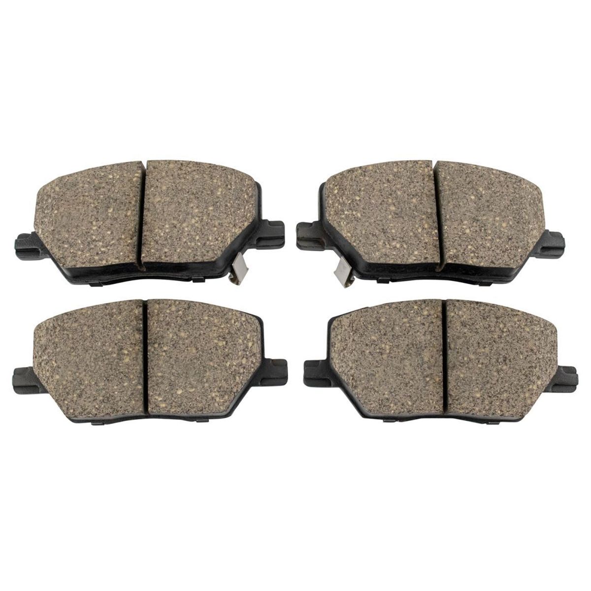 For 16-19 Fiat 500X Trekking Plus Front Ceramic Brake Pad & Coated Rotor Kit