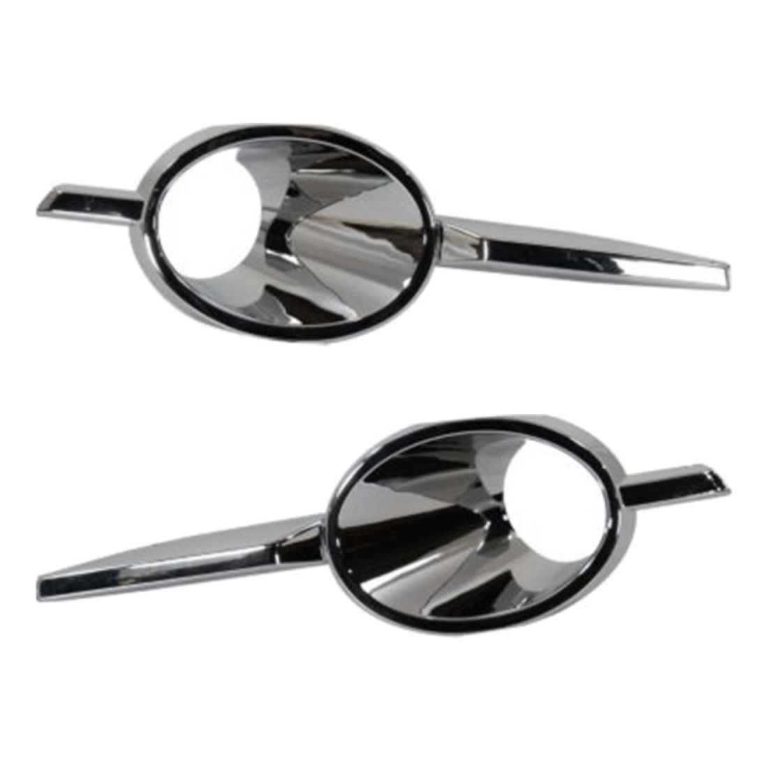 Fog Light Trim Set For 2010 Allure 2010-2013 LaCrosse Left & Right Chrome 2Pc