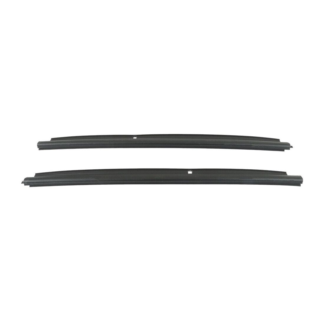 For Cadillac 2002-2006 Escalade Set Of 2 Front Outer Window Sweep Pair Black