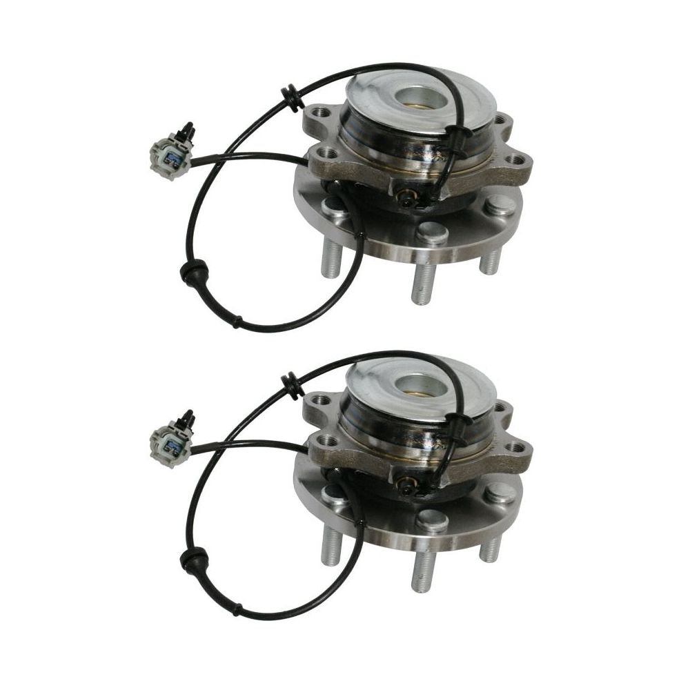 2 Sets Of - Wheel Hub And Bearing For Equator Frontier Pathfinder Xterra Front RWD