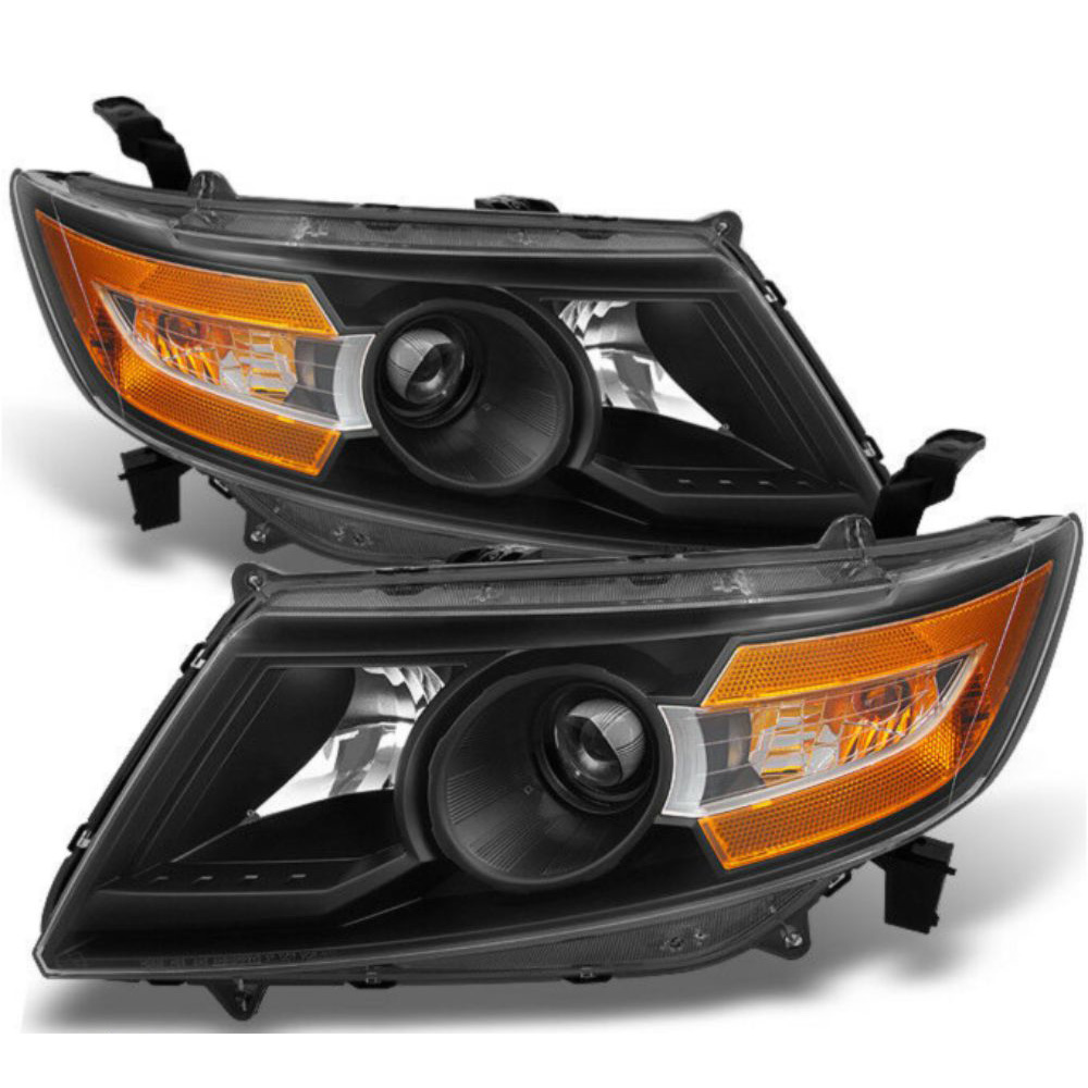 For 2011-15 Odyssey Mini Passenger Van Black Headlights Lamps Replacement 12 14