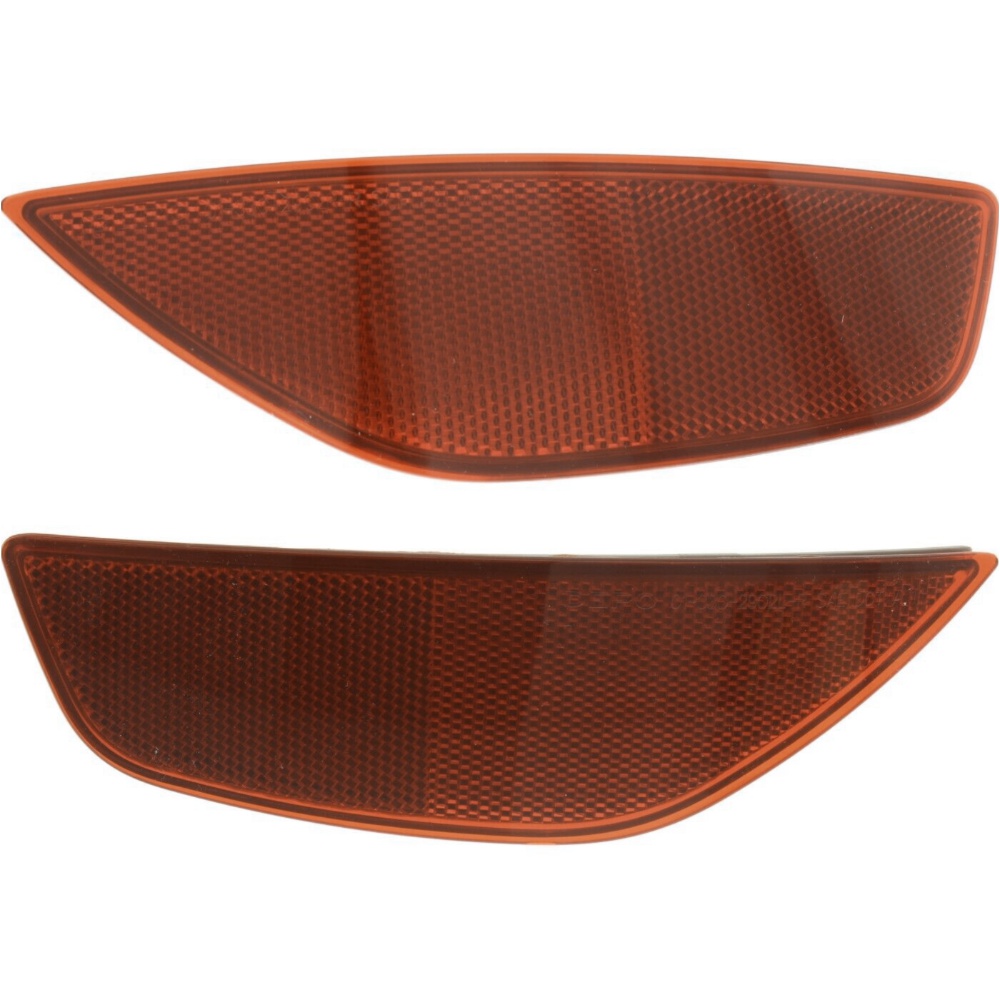 Bumper Reflector For Ford 11-19 Fiesta Hatchback Set Of 2 Rear Left And Right