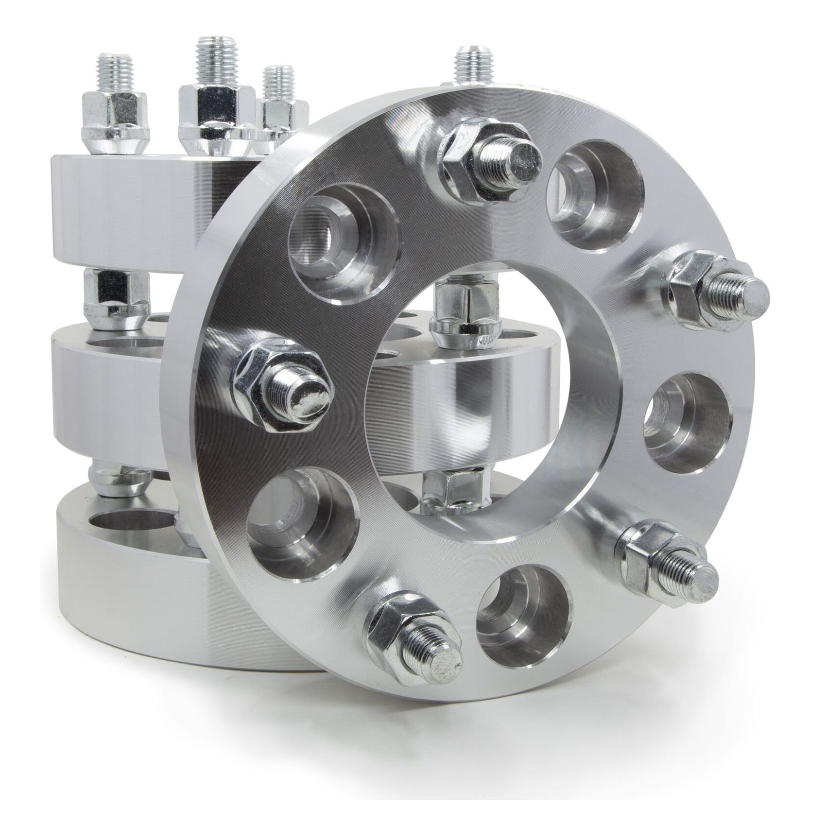 4 Wheel Spacers Adapters | 5x120 To 5x4.75 | 1.25" | 12x1.5 Studs