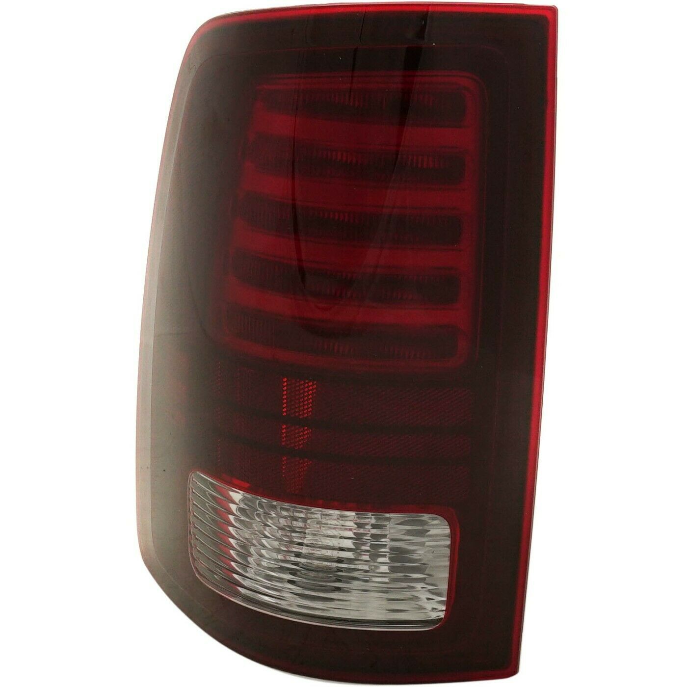 Tail Light For Ram 1500 2500 3500 Left LED Blk Interior Clear & Red W/Bulb