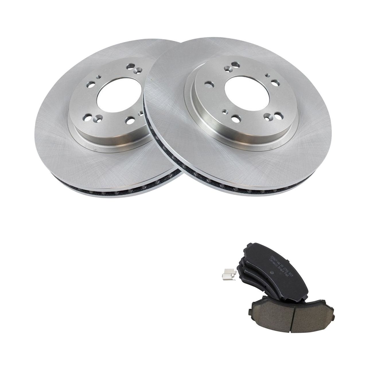 For 04-11 Endeavor Sport Utility Front Posi Ceramic Brake Pad & Rotor Kit W/