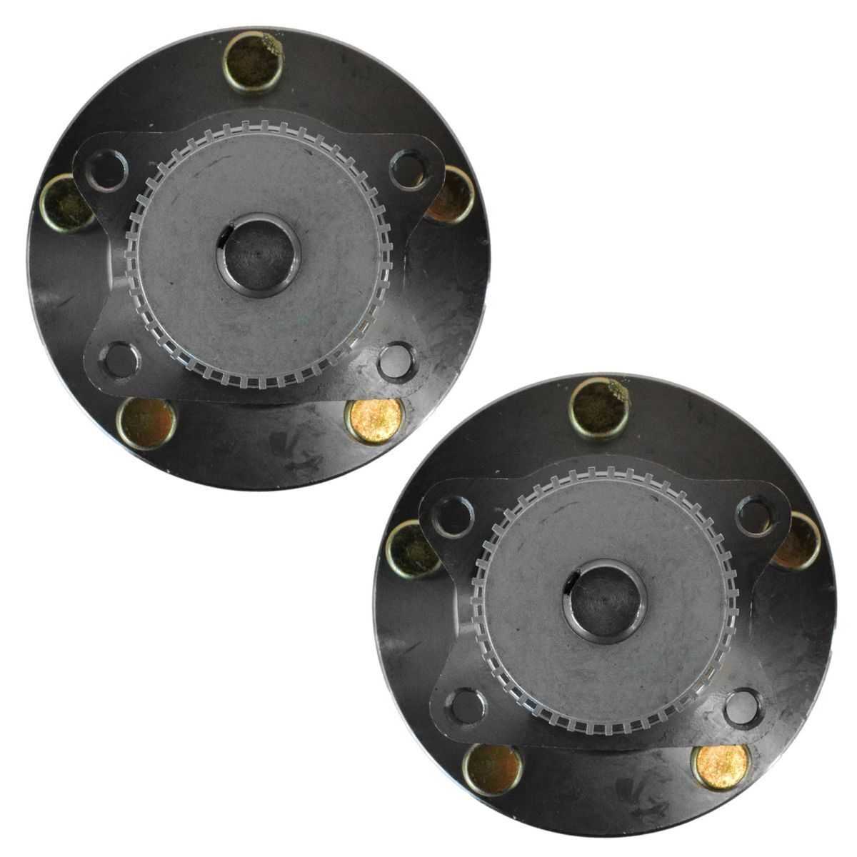Rear Wheel Hubs & Bearings Pair Set Of 2 NEW For Chrysler Mitsubishi 2WD W/ ABS