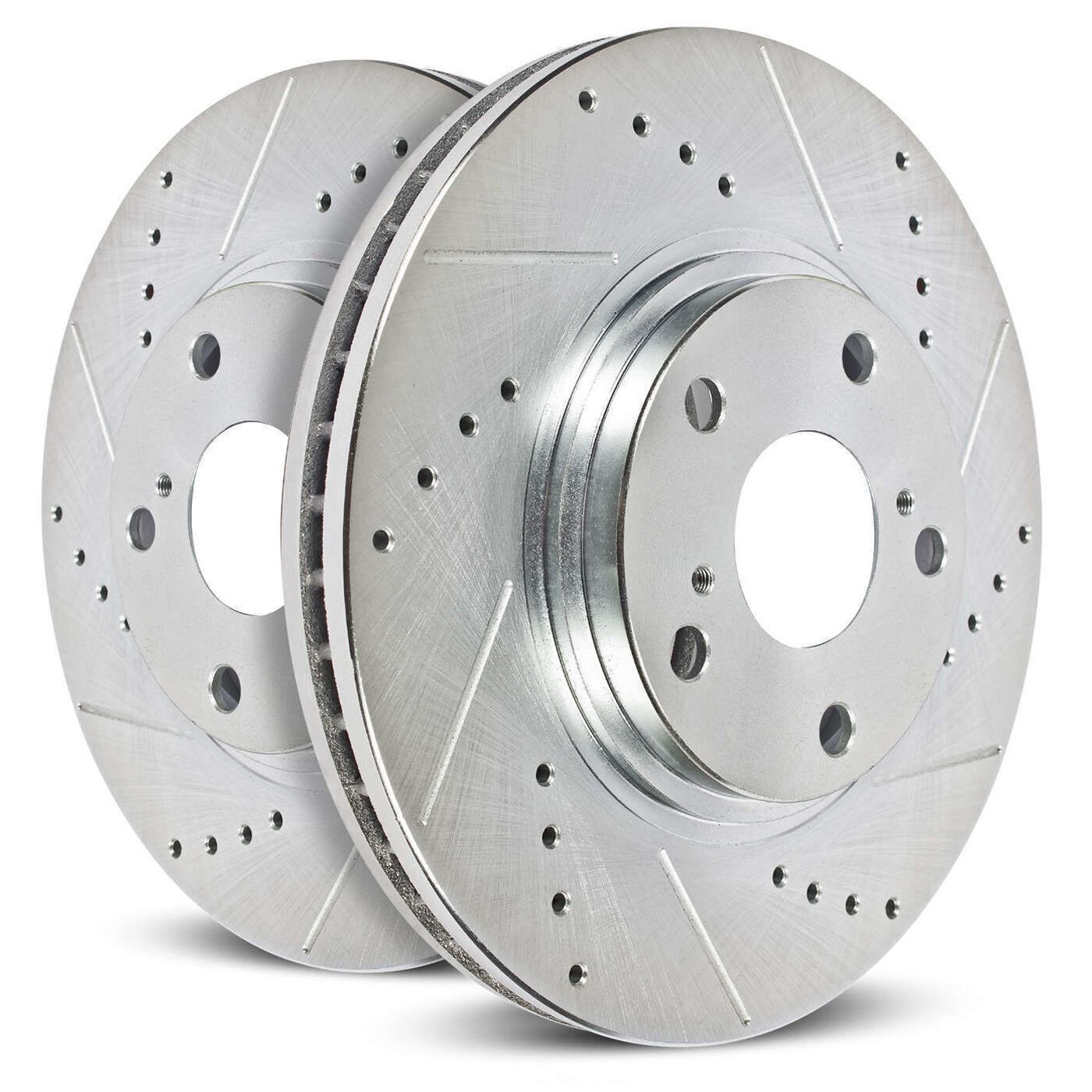 For 06 Pursuit SE Sedan Saturn 09 Aura Hybrid Sedan Disc Brake Rotor Set Front