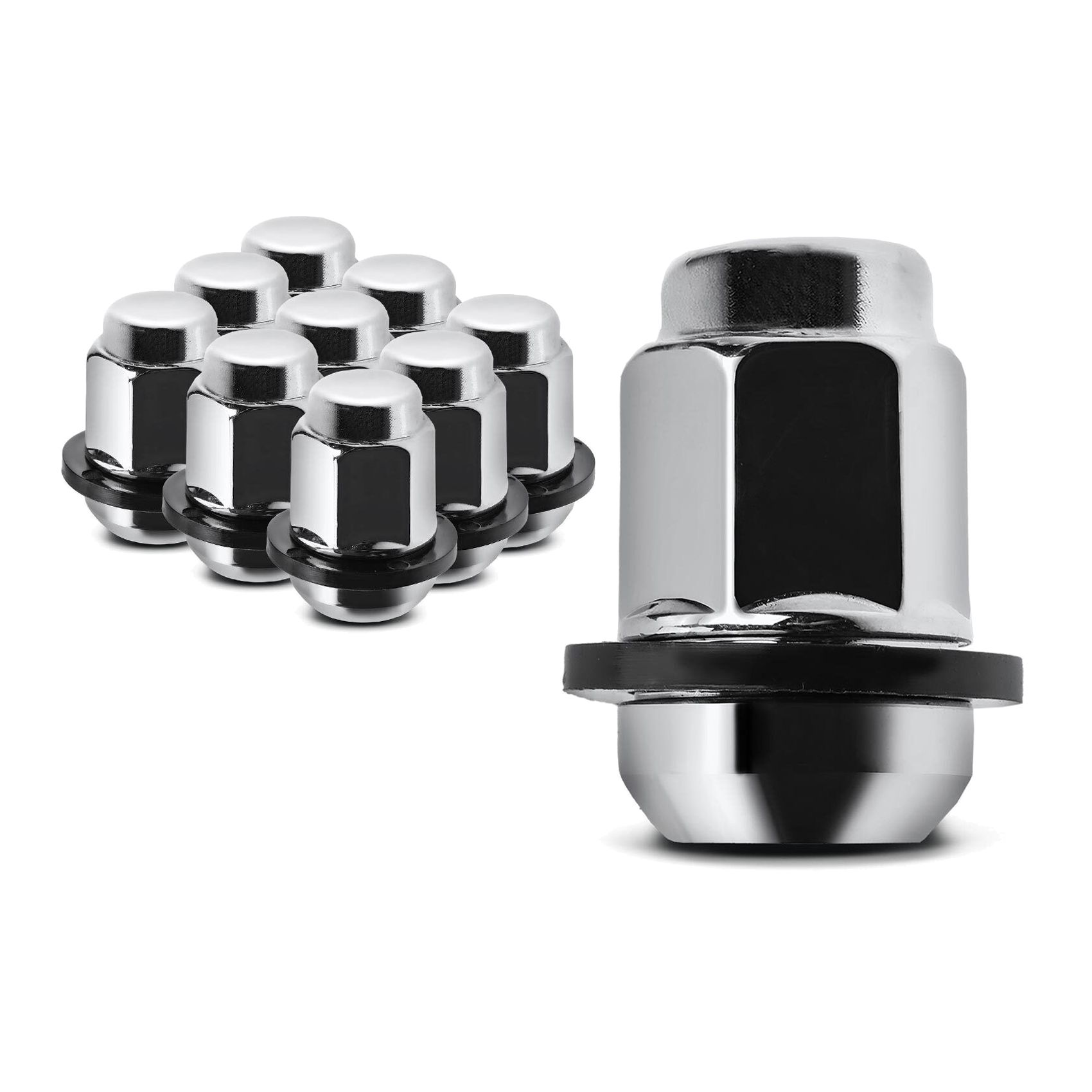 20 PCS - M12-1.50 Front Or Rear Acorn Wheel Lug Nut For Honda Civic CR-V Accord Acura